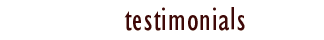 singalong testimonials